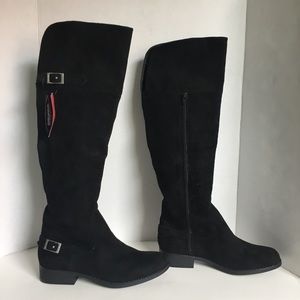 American Rag Over the Knee Boots Black